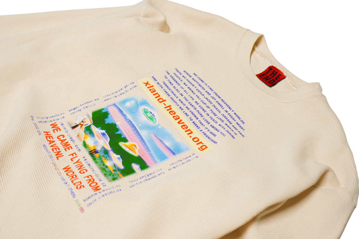 HEAVENLY WORLDS THERMAL SWEATER