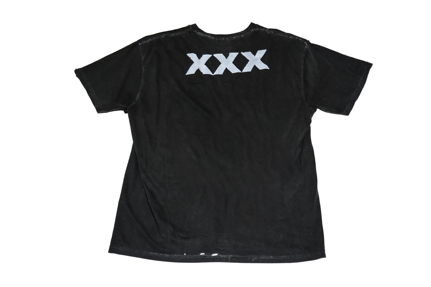 WORLD=CHAOS FADED DISTRESSED T-SHIRT