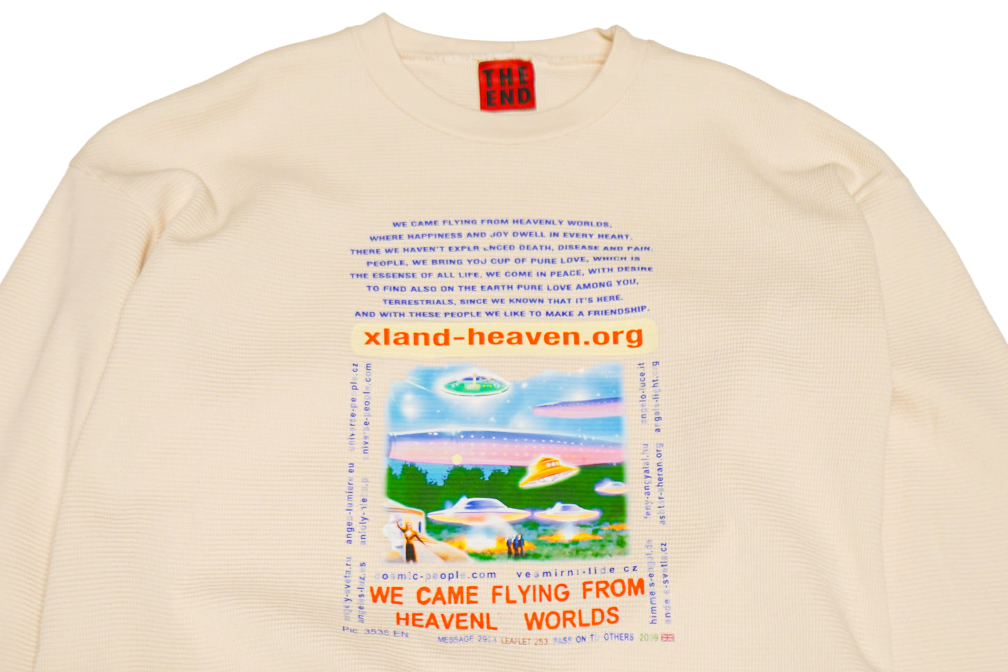 HEAVENLY WORLDS THERMAL SWEATER