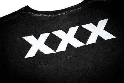 WORLD=CHAOS FADED DISTRESSED T-SHIRT